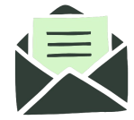 An envelope opening to reveal a letter